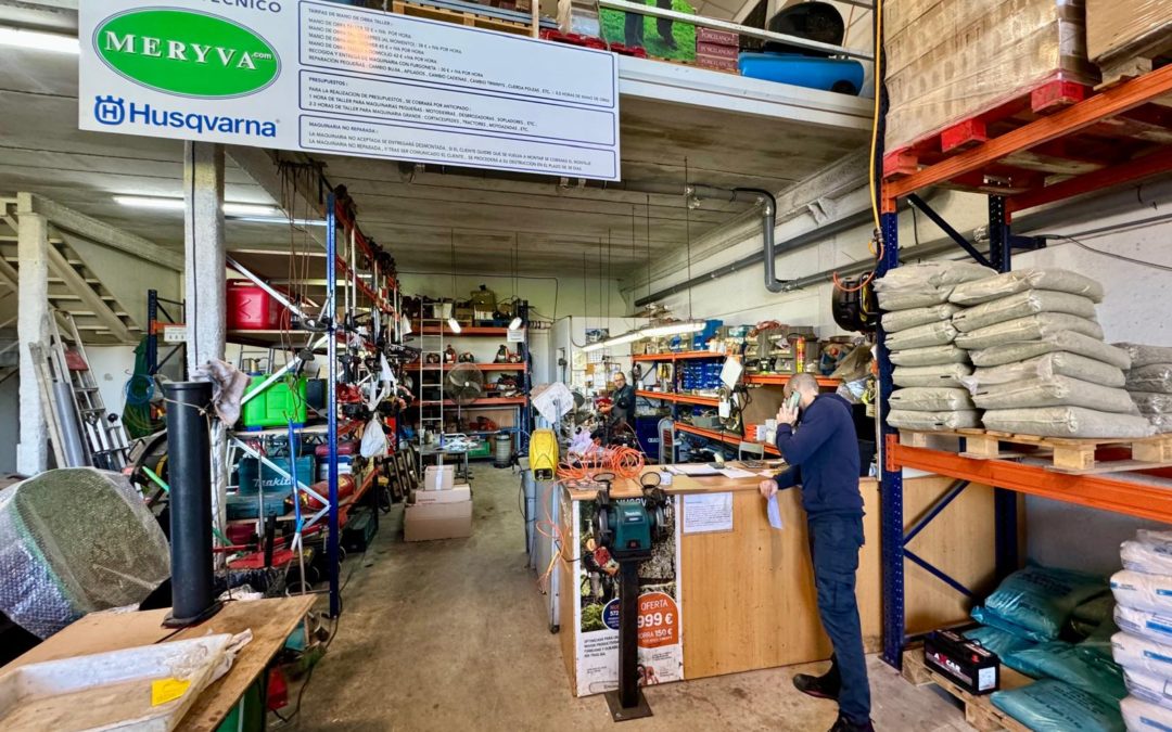 🔧🌿 ¡Meryva cuida tus herramientas! Taller multimarca y servicios EXPRESS para maquinaria de jardinería